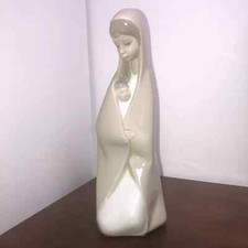 Vintage Lladro 4636 Madonna with Child/ Mother Mary with Jesus- Glossy ~ MINT ~ picture