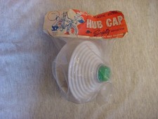NOS Pair Whirlwind Bicycle Bike Hub Caps NIP green reflectors picture