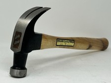 Vintage NOS Heller 13 Oz Adze-Eye Curved Claw Hammer Embossed Horse Logo 🇺🇸 picture