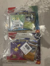 Pokémon TCG -30th Anniversary Tech Sticker - Lucario & Exeggutor - Sealed New picture