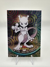 Topps Pokémon TV Animation Edition #150 Mewtwo Holo Card 1999 picture