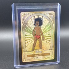 2025 Topps Disney MINT Mowgli 5/10 Black Refractor Jungle Book🔥🔥 picture