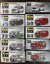ERA CAR 1/64 Toyota Hiace Mercedes Benz VITO Mini Car Set of 10 Hong Kong Fire picture