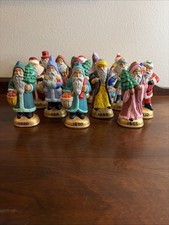 VTG Santa Through The Years Collection Set Of 14” picture