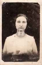 Ghostly Named Girl New Holland Georgia 1920 RPPC Photo Postcard COPY picture