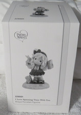 Precious Moments I Love Spinning Time W You Halloween Girl Puppy Figurine 229001 picture
