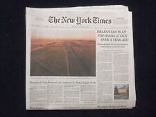 2023 DECEMBER 1 NEW YORK TIMES - ISRAELIS SAW PLAN FOR HAMAS ATTACK A YEAR AGO picture