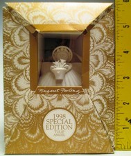 Vintage Margaret Furlong Autographed Tulip Angel Ornament in Original Box 1998 picture