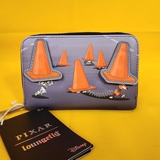 Loungefly Disney Pixar Toy Story 2 Walking Cones Scene Moveable Zip Wallet NEW picture
