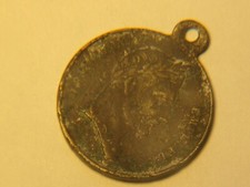 1855 Tombeau Napoleon Empereur antique metal token coin charm pendant  picture