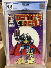 Death’s Head #5 (Apr 1989) CGC 9.8 ~ White Pages. Only 2 on Census. Just Graded. picture