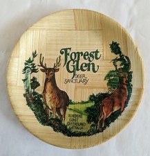 Vintage Forest Glen Deer Sanctuary Souvenir Dish Sunshine Coast QLD Bamboo picture