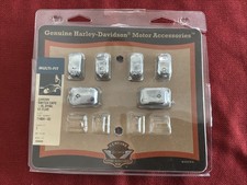 Harley-Davidson Chrome Switch Caps Kit 71804-03 XL Dyna Softail Read Description picture