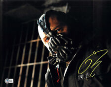 TOM HARDY SIGNED AUTOGRAPH THE DARK KNIGHT RISES 11X14 PHOTO BECKETT BAS BANE picture