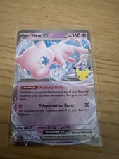 Pokemon Mew ex 066/128 ME: 30th Celebration Ultra Rare Holo NM picture