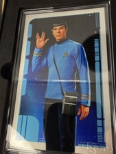 (1053) Agoro Star Trek Spock Tier 1 5g .999 Pure Silver Color Collectible picture