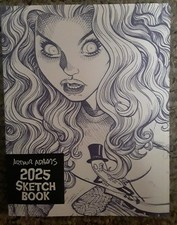 ARTHUR ADAMS 2025 SKETCHBOOK SIGNED 7x9