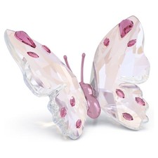 Swarovski Crystal Idyllia Butterfly Figurine Decoration Small, Pink, 5691959 picture