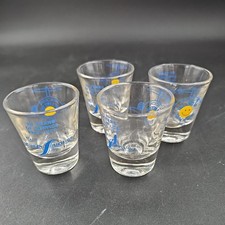 Vtg 70s Southern Airways Shot Glasses Set Of 4 24yrs of service Aviation USA picture