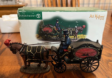 Department 56 All Hallows Eve Halloween HORSE DRAWN HEARSE 58574 picture
