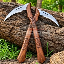 Handcrafted Japanese Kama Sickle Set – Curved Blades, (Camping & Garden Tool) picture