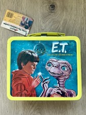 1982 Aladdin E.T. The Extraterrestrial Metal Lunchbox Thermos - new w/tag picture