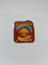 Dutch Bros July 2021 Sticker Beyond Stoked River & Sunset picture