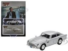ASTON MARTIN DB5 SILVER JAMES BOND "CASINO ROYALE" 1/64 BY MINI GT MGT00909-007E picture