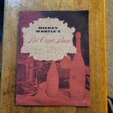 MICKEY MANTLE'S RED CARPET ROOM RESTAURANT VINTAGE MENU Rare Joplin Mo. picture