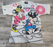 VTG 80's 90's Hollywood Mickey Mouse and Minnie Dancing t-shirt MADE IN USA picture