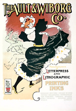 The Ault & Wiborg Co Letterpress & Lithographic Printing Inks CHICAGO Print Ad picture
