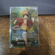 One Piece Card Game Monkey D Luffy OP13-001 Leader Grévin Paris Promo FR picture