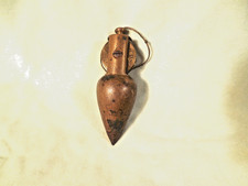Vintage Stanley Brass Plumb Bob w Integral Pulley String + Circle No. 1 Type 4 picture