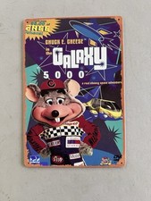 Chuck E Cheese CEC Galaxy 5000 Pizza Metal Sign Mancave Showbiz Retro 12x8 Inch picture