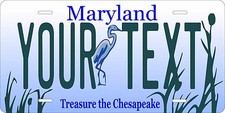 Maryland Bird Treasure Personalized Custom License Plate Car Motorcycle Bike picture