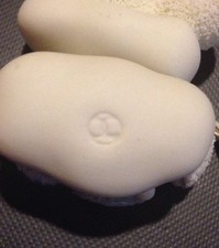 Dept 56 Snowbabies Blank Bitty Baby Boy Ornament Blue Shower Favors New Born NWT picture