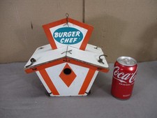 Vtg 1968 Burger Chef Restaurant Promotional Wren Birdhouse Kit Assembled RARE picture