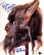 Rick Baker & Penny McCarthy Arleil Schous Star Wars Signed 11x14 Photo BECKETT picture