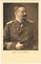 China Boxer Uprise Capitain v. Meyer Waldeck Postcard. German General picture