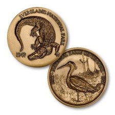 EVERGLADES NATIONAL PARK BRONZE CHALLENGE COIN picture