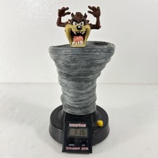 Vintage 1993 Looney Tunes Tasmanian Devil Taz Tornado Talking Alarm Clock Tested picture