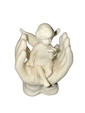 Gods Praying Hand with Angel Blowing a Kiss 4.5” Tall picture