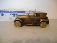 VTG Banthrico Diecast metal coin Bank 1927 Lincoln Brougham w/ Original box picture