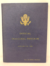 John F Kennedy Jan 20 1961 Official Presidential Inauguration Hardbound Program picture
