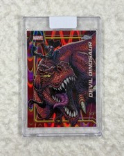 2026 Topps Chrome Marvel #110 Devil Dinosaur Red Raywave Refractor SP 5/5 picture