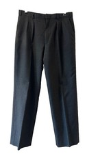Vintage British Rail Corporate Collection Grey Wool Mix Trousers W34 L32 Uniform picture