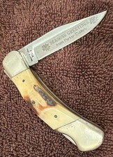 Vintage 1978-82 Parker Brothers K248 Imai Seki Japan Stag Folding Knife picture