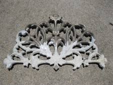 Vintage Cast Metal Garden Decor Ornate Filigree  Arch Header  21