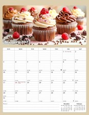 2027 Calendar Magnetic Peel & Stick 12 Months 8.5