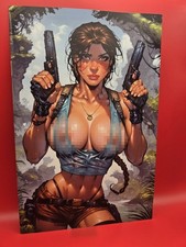 🚨 RARE — LOW PRINT RUN 🚨KEYS COMICS PINUP GALLERY #2- Laura Croft picture
